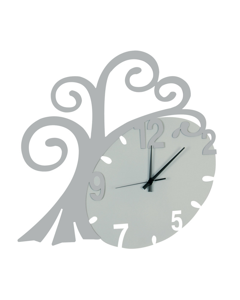 nuovo orologio da parete Albero vita colore argento