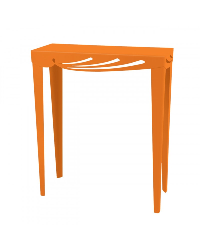 consolle ingresso design moderno colore arancio