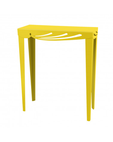 consolle ingresso design moderno colore giallo