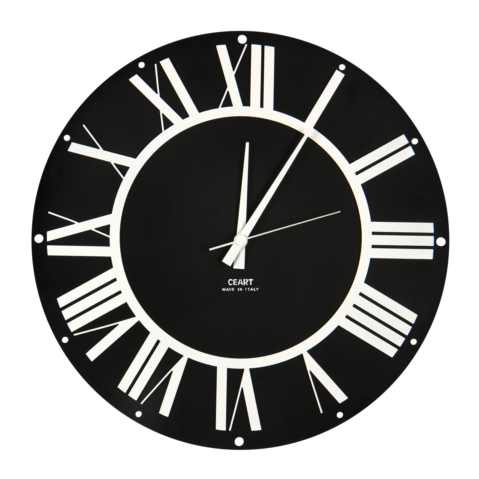 Ruota Ceart orologio da parete moderno classico industriale tondo 80cm