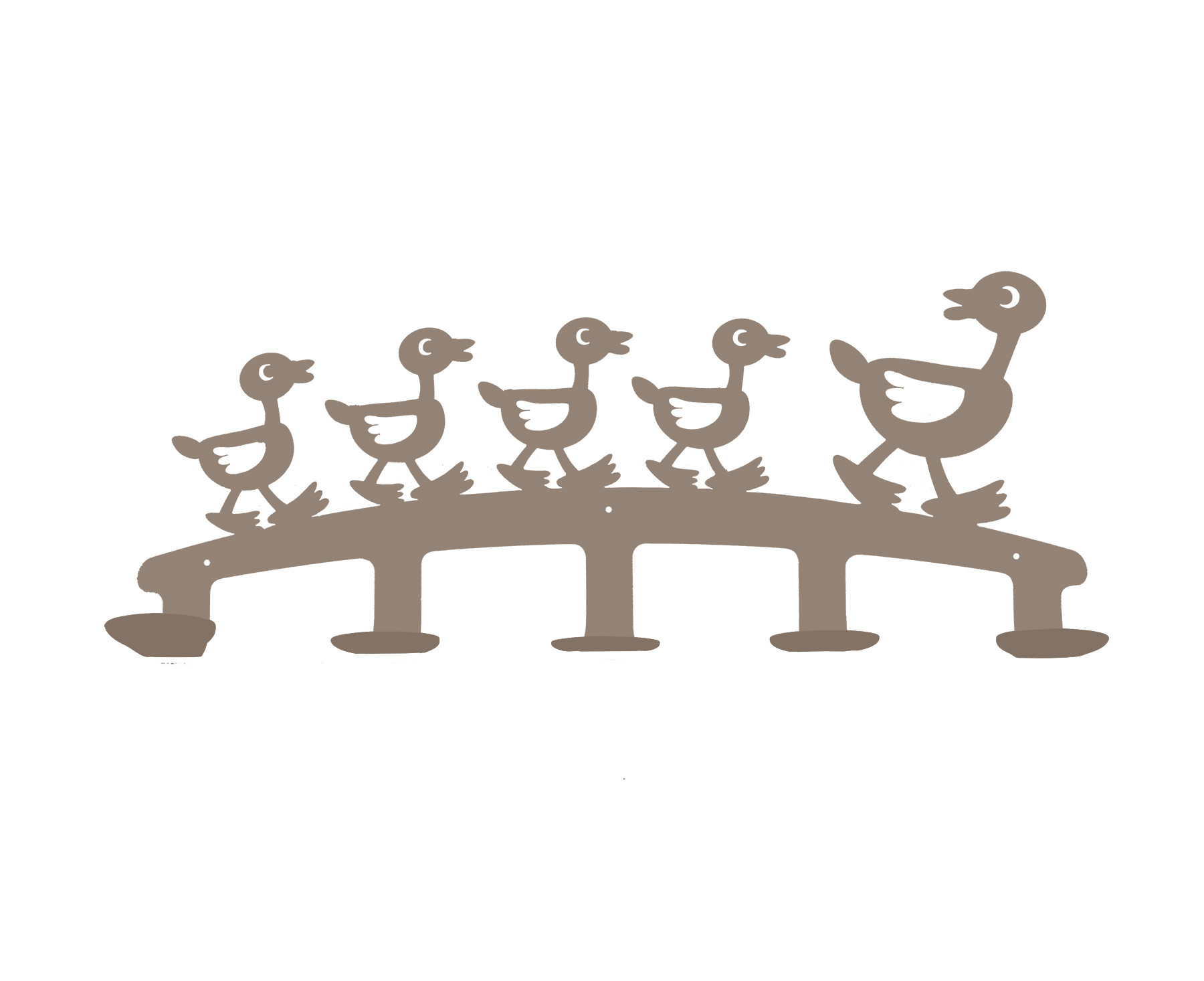 Appendiabiti Da Parete 'Farsø' Con 3 Ganci E Piano Di Appoggio - Bianco - Foto 13