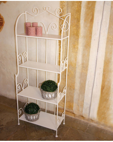 Etagere in ferro battuto modello fontana h 160 cm