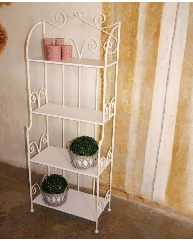 Etagere in ferro battuto modello fontana h 160 cm