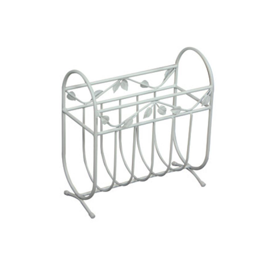 Porta Abiti Doppio Con Due Ganci In Decap&egrave; Bianco Arredo Stile Country Shabby 20 X 8 X 8h Cm 1