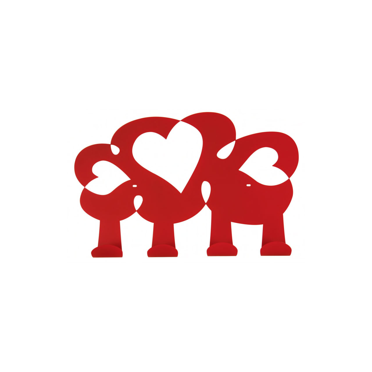 Gancio Appendiabiti In Ferro Battuto A Forma Di Cuore - Artigianale, Vintage, Decorativo