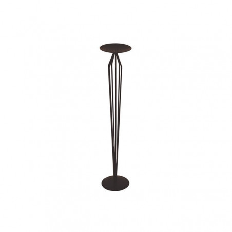 Candeliere stilizzato in ferro piccolo h 90 cm